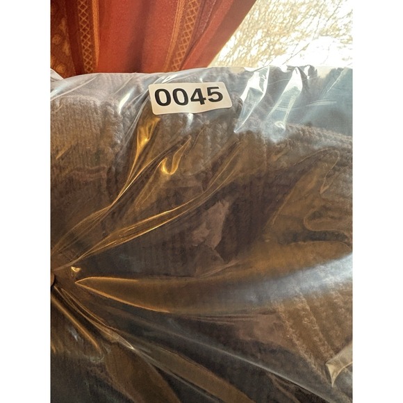 EDDIE BAUER Henley Sweater Mens M Brown Knit Pullover - Picture 11 of 11